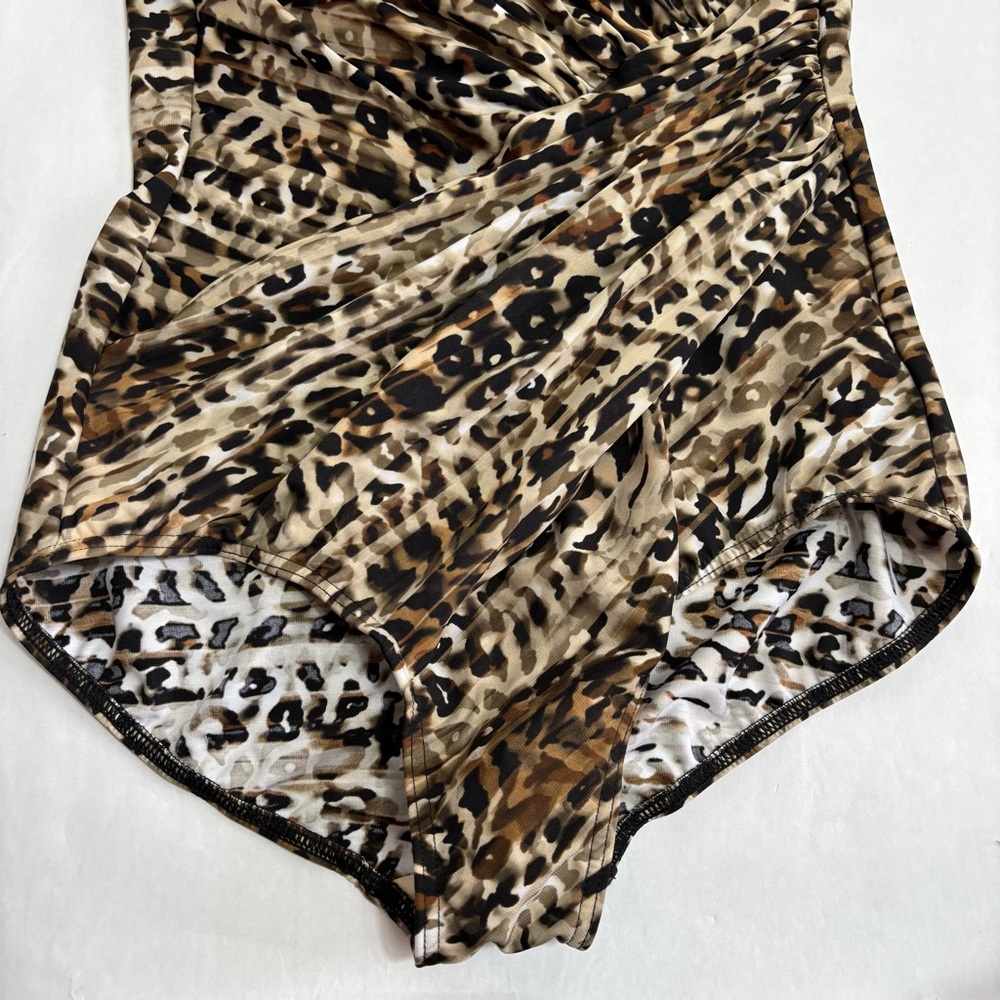 Miraclesuit cheetah onesie swimsuit - Picture 2 of 7